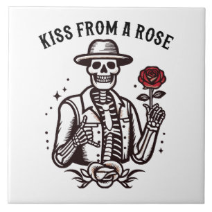 Kuss von einer Rose Fliese