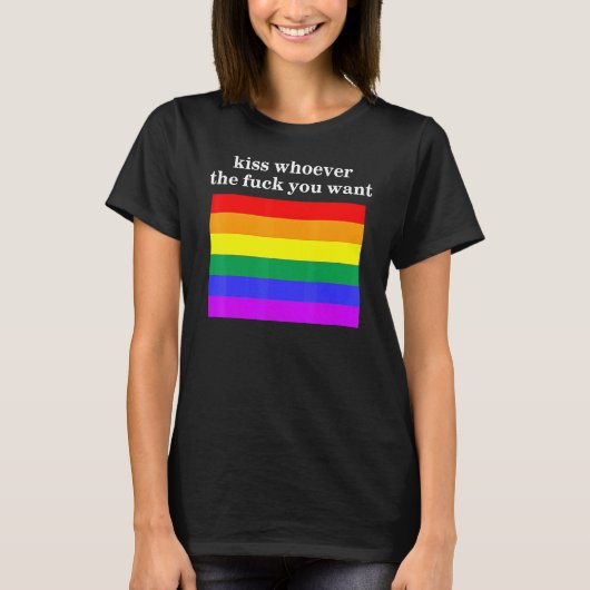 Küss wen du die F Will 1 T-Shirt (Vorderseite)