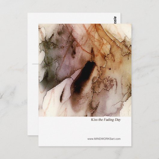 Küss zum Tag der Abblendung Postkarte (Vorne/Hinten)