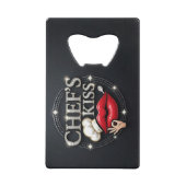 Küsschen des Küchenchefs Edelstahl Flaschenöffner (Rückseite)