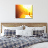 Küsschen im Sonnenlicht Leinwanddruck (Insitu (Schlafzimmer))