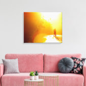 Küsschen im Sonnenlicht Leinwanddruck (Insitu (Wohnzimmer))