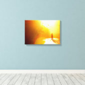 Küsschen im Sonnenlicht Leinwanddruck (Insitu (Holzboden))