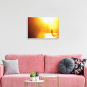 Küsschen im Sonnenlicht Leinwanddruck (Insitu (Wohnzimmer))