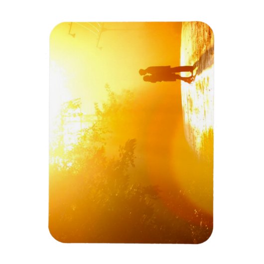 Küsschen im Sonnenlicht Magnet (Vertikal)