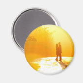 Küsschen im Sonnenlicht Magnet (Vorderseite/Rückseite)