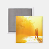 Küsschen im Sonnenlicht Magnet (Vorderseite/Rückseite)