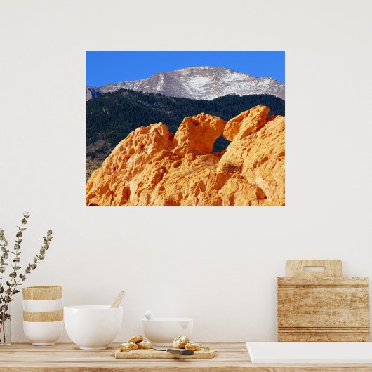 Küsschen von Kameln, Garten der Götter Poster (Küche)