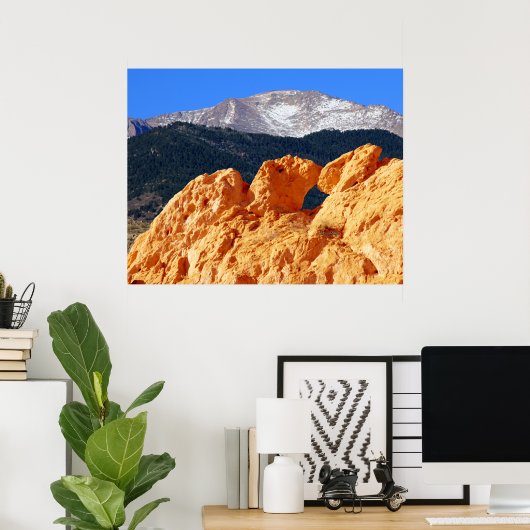 Küsschen von Kameln, Garten der Götter Poster (Heimbüro)