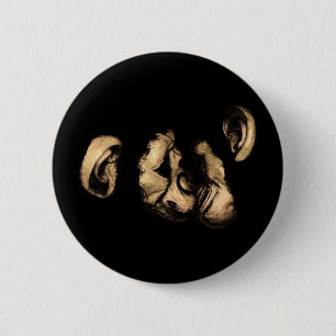 Küsschimpansen Button