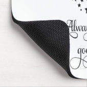 Küsse mich immer zum Gutenacht Mousepad (Ecke)