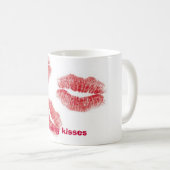 Küsse, Morgenküsse Kaffeetasse (VorderseiteRechts)