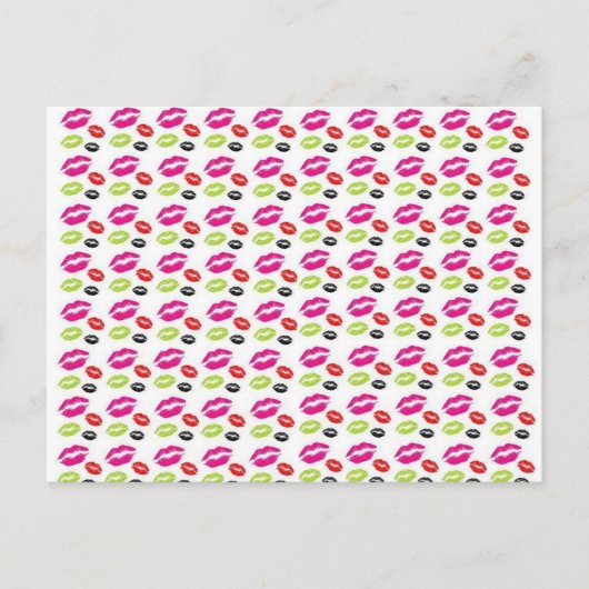 Küsse Postkarte (Vorderseite)