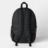 Küsse, rote Lippen Bedruckter Rucksack (Rückseite)