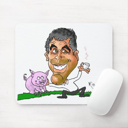 Küsse von USA GEORGE Mousepad (Mit Mouse)