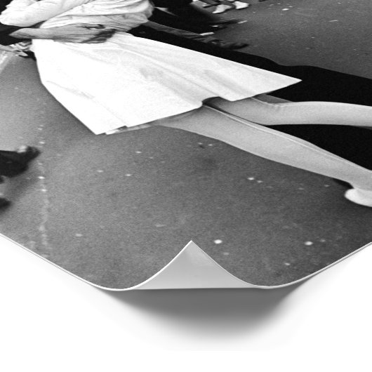 Küssen am VJ-Tag Weltkrieg Poster (Ecke)