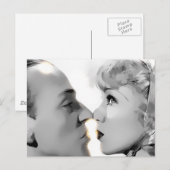 Küssen an doppelter Seite Postkarte (Vorne/Hinten)