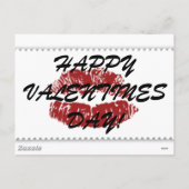 Küssen auf eine Karte (Rückseite)