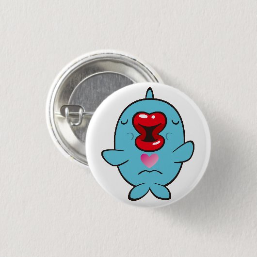 Küssen Button (Vorne & Hinten)