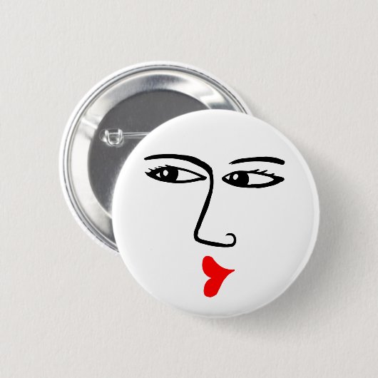 Küssen Button (Vorne & Hinten)