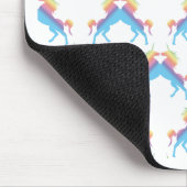 Küssen der Einhörner Mousepad (Ecke)