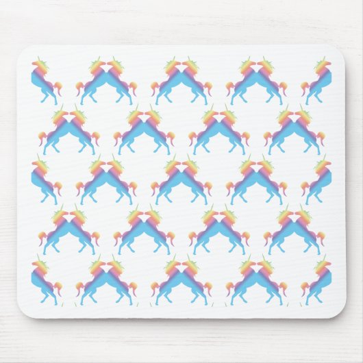 Küssen der Einhörner Mousepad (Vorne)