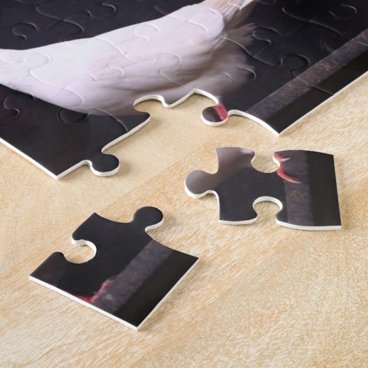 Küssen der Liebe-Vögel Puzzle (Seite)