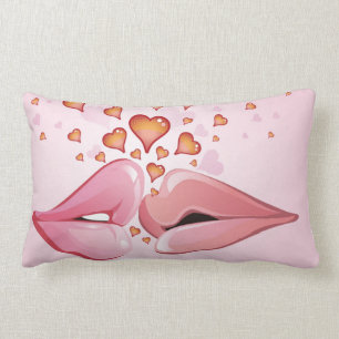 Küssen der Lippen Lendenkissen