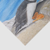 Küssen der Papageientaucher Seidenpapier (Ausschnitt)
