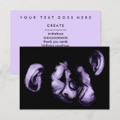 Küssen der Schimpansen Einladung (Vorne/Hinten)