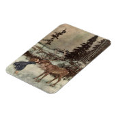 Küssen einer Rentiernase Magnet (Linke Seite)