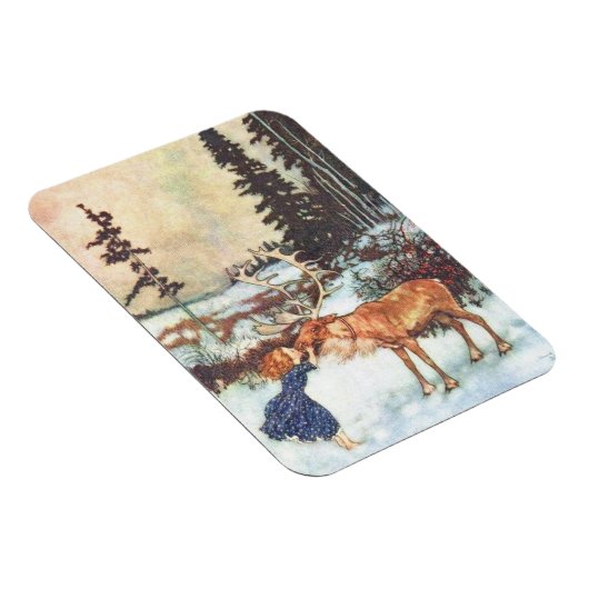 Küssen eines Rentiers Magnet (Rechte Seite)