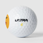 Küssen Emoticon-Golfbälle Golfball (Logo)