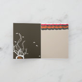 Küssen Fische Korallenwache Hochzeit Danke Karte (Innenseite)