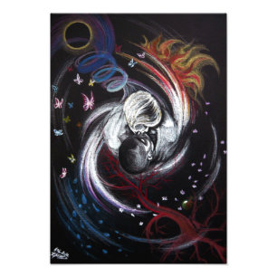 Küssen Fotodruckes Kunst der Paar-Liebe des Fotodruck