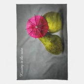 Küssen im Regen Küchentuch (Vertikal)