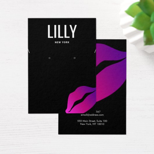 Küssen Lippen-Kette-Fußleiste Erkerdisplay-Karte (Schreibtisch)