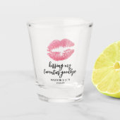 Küssen meiner Zwanziger Auf Wiedersehen zum 30. Ge Schnapsglas (Vorderseite)