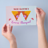 Küssen Nacho Valentins Veranstaltung Flyer (Handgriff)