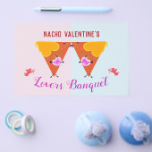 Küssen Nacho Valentins Veranstaltung Flyer (Einzeln)