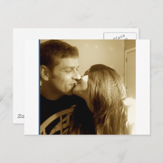 küssen postkarte (Vorne/Hinten)