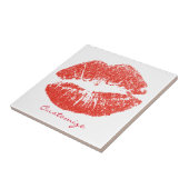 Küssen Rote Lippen Thunder_Cove Fliese (Seite)