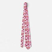 Küssen Rote Lippen Thunder_Cove Krawatte (Rückseite)