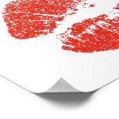 Küssen Rote Lippen Thunder_Cove Poster (Ecke)