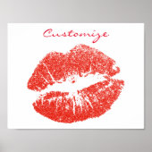 Küssen Rote Lippen Thunder_Cove Poster (Vorne)