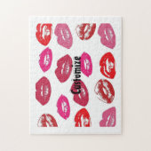 Küssen Rote Lippen Thunder_Cove Puzzle (Vertikal)