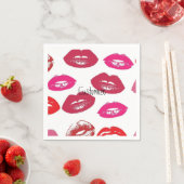 Küssen Rote Lippen Thunder_Cove Serviette (Beispiel)