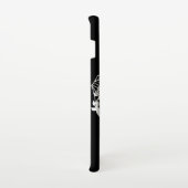 Küssen Schädel Schwarz-Weiß-Zuckerschädel Samsung Galaxy Hülle (Rechte Seite)