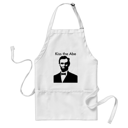 Küssen Sie den Abe Schürze (Vorne)