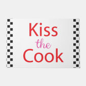 Küssen Sie den Koch Fußmatte (Vorderseite)